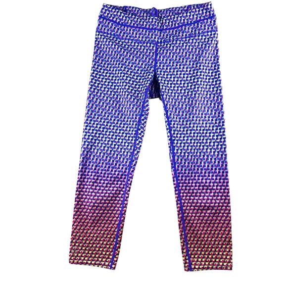 Athleta Women's Small Athletic Drawstring Elastic Waistband Yoga Capri Pants - Picture 1 of 13